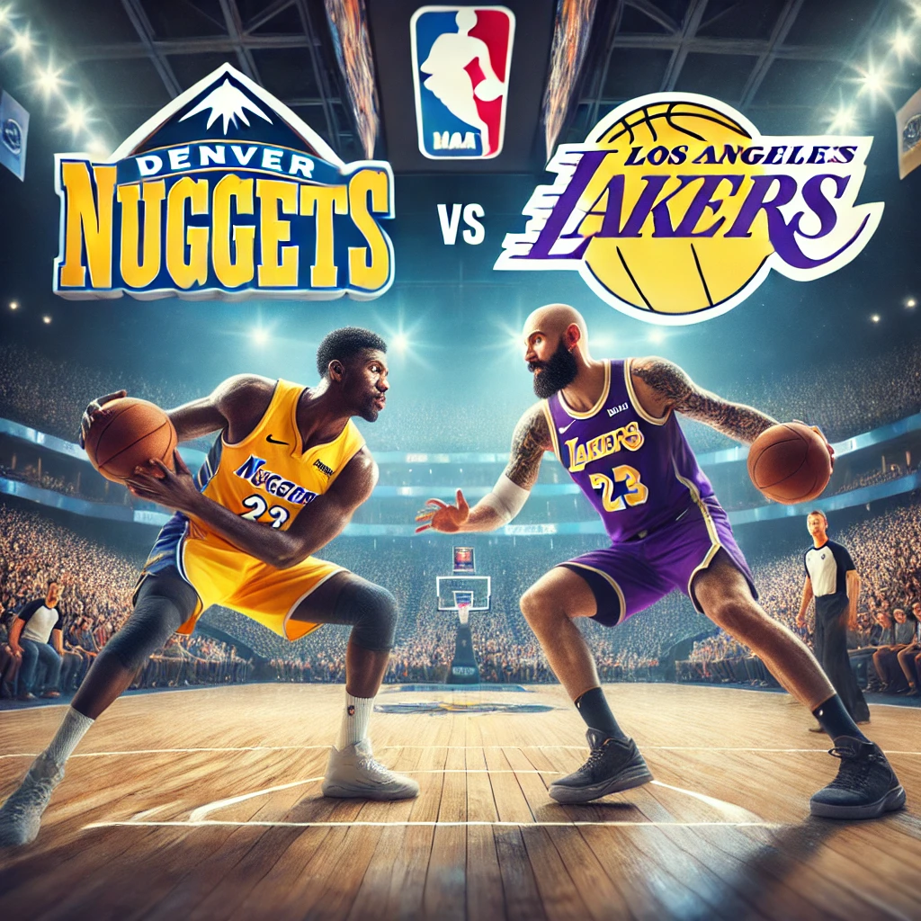 denver nuggets vs lakers match player stats